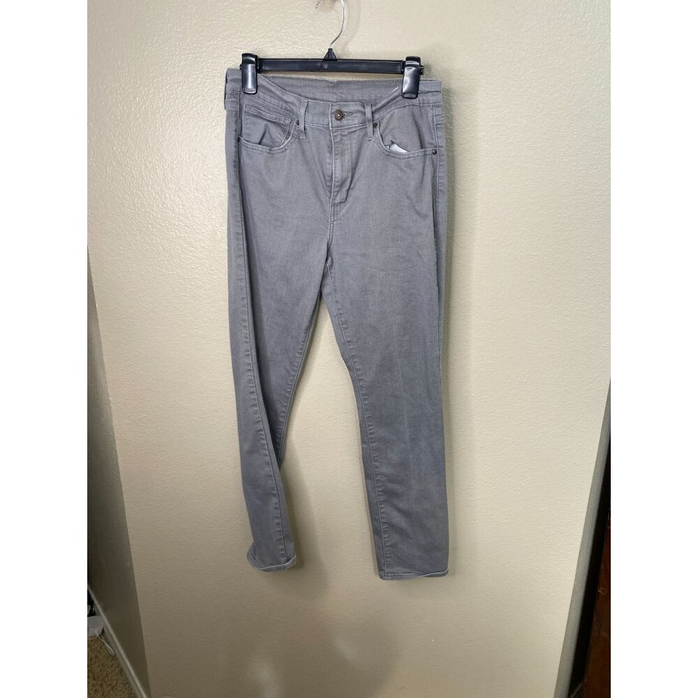 Levis Gray Denim Jeans 30x30Straight Fit Lightweight Mens Casual Everyday Wear